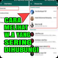 Cara Lihat WA Yg Sering DiChat โปสเตอร์