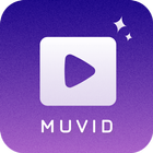 آیکون‌ Muvid: Photo Video Maker