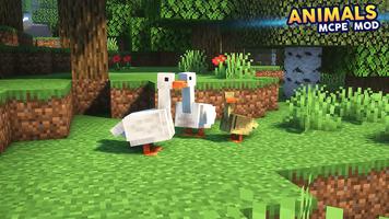 Wild Animals Mod Minecraft PE poster