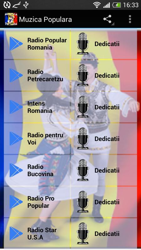 Muzica Populara для андроид скачать Apk