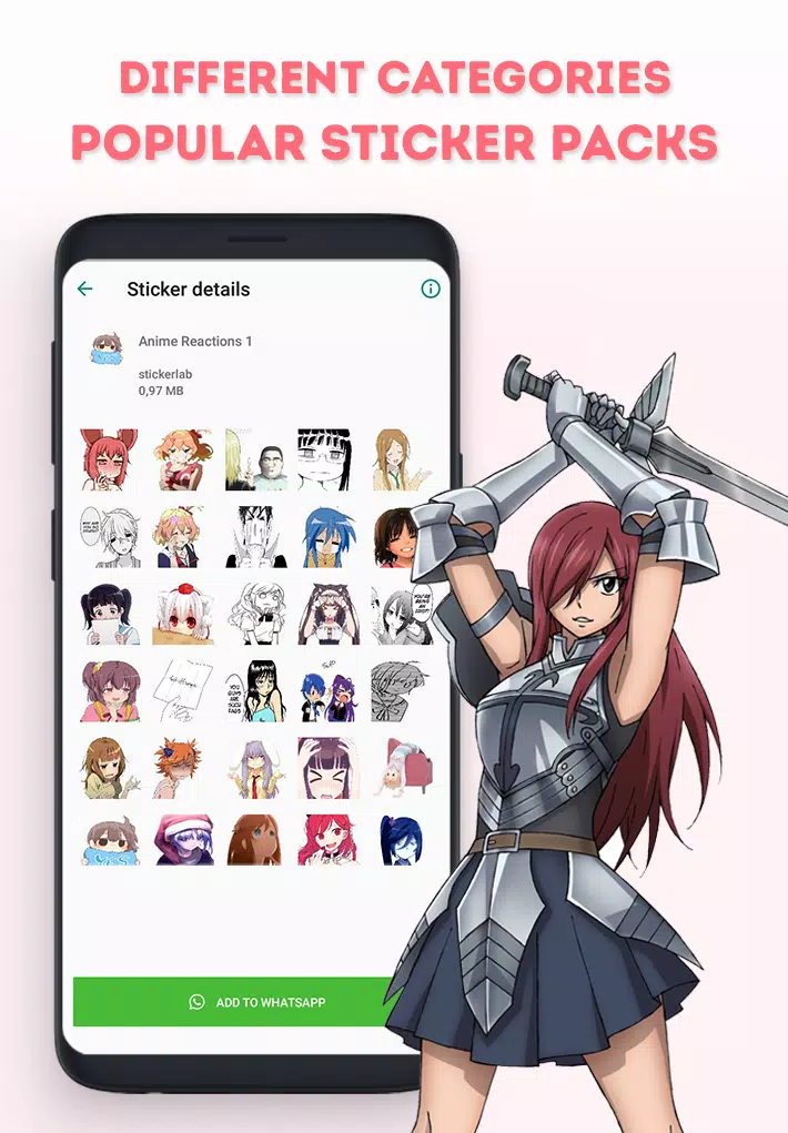 Anime reaction memes Sticker pack - Stickers Cloud