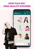 ❤️ K-Pop Sticker Packs for WhatsApp スクリーンショット 1