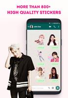 ❤️ K-Pop Sticker Packs for WhatsApp Ekran Görüntüsü 1