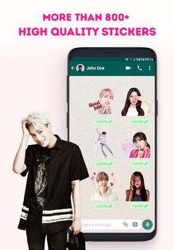 ❤️ K-Pop Sticker Packs for WhatsApp screenshot 1