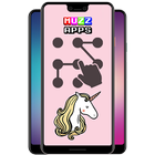 Unicorn Pattern Lock Screen icône