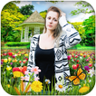 Garden photo frame editor