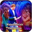 Photo Editor - Water Fountain Photo Frame