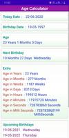 Age Calculator syot layar 3