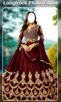 Long frock photo suit poster