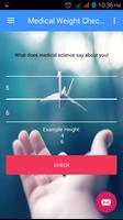 Medical Weight Checker syot layar 1
