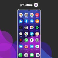 Droid One UI - Icon Pack capture d'écran 1