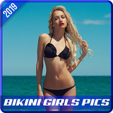 Bikini Girls Wallpapers HD icône