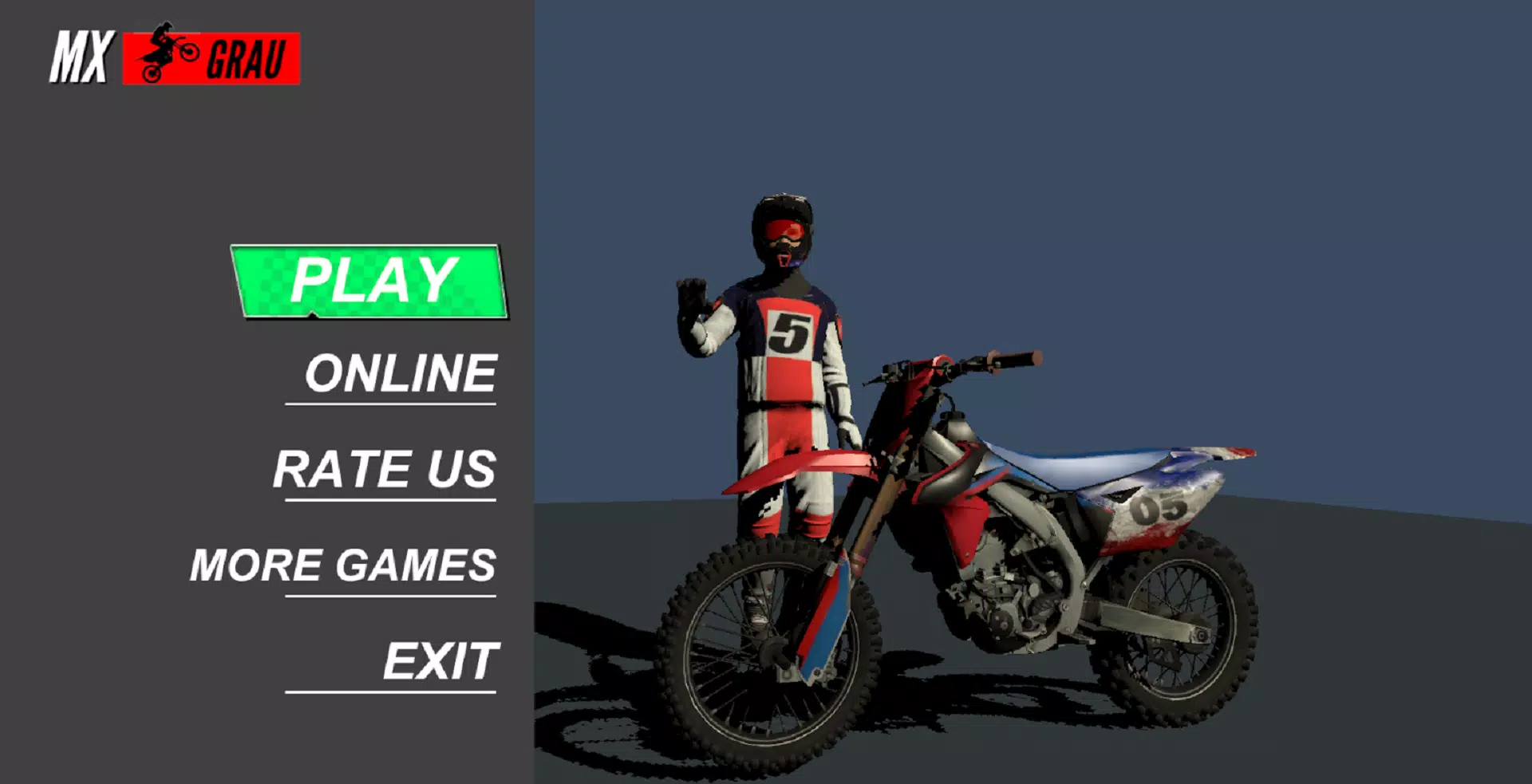 Grau brazilian MX wheelie bike Game for Android - Download