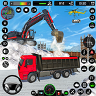 Excavator Simulator Crane Game آئیکن