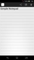 Simple Notepad ภาพหน้าจอ 1