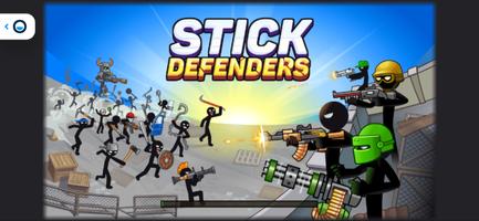 Stick defender Cartaz