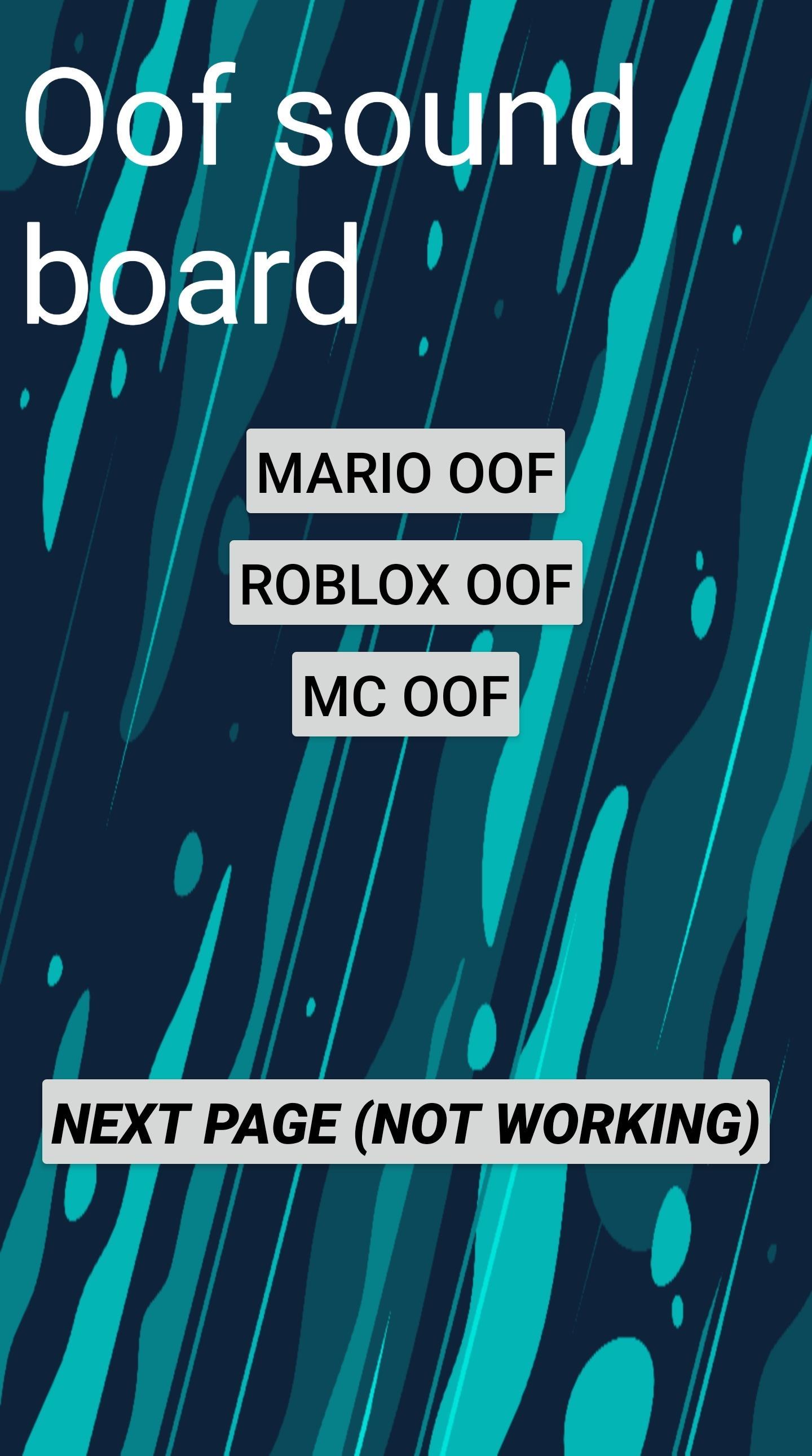 Roblox Oof Mario