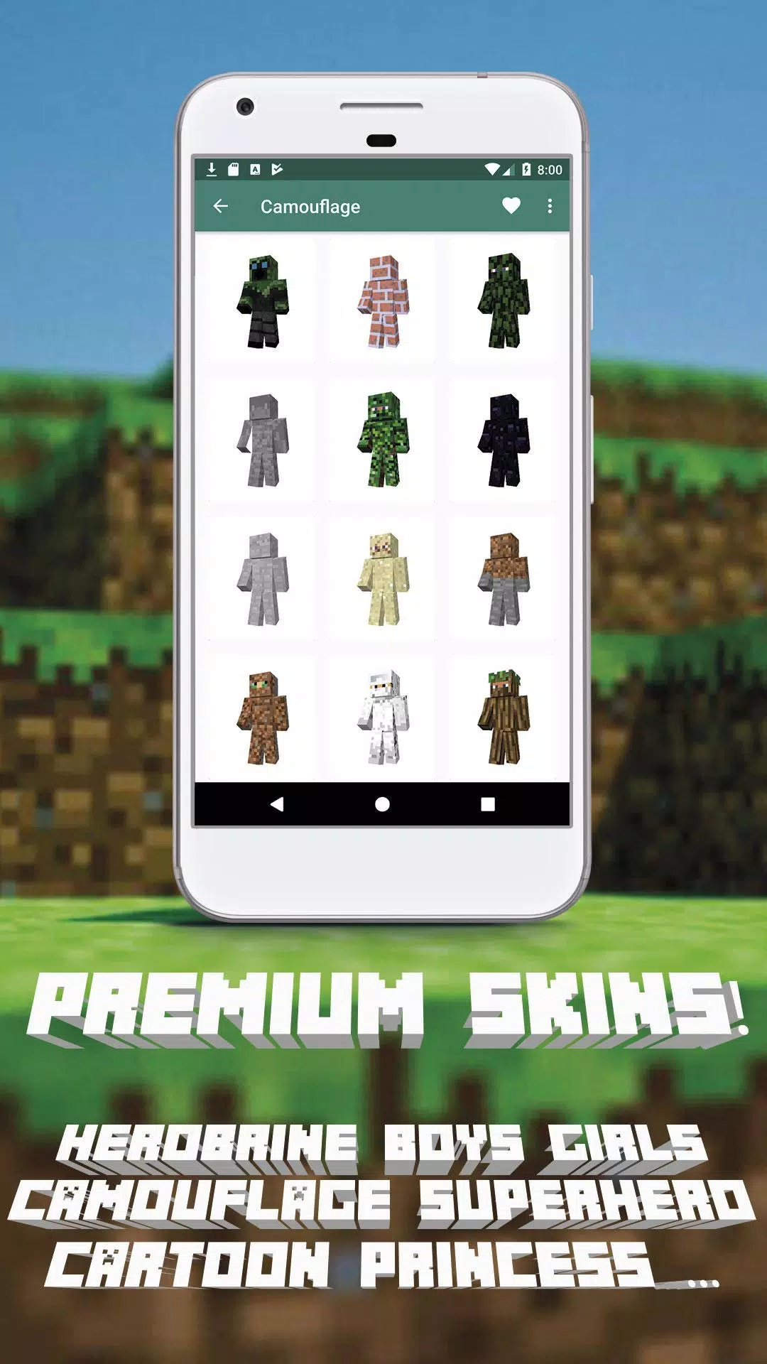 Herobrine Skins 3D for Android - Free App Download