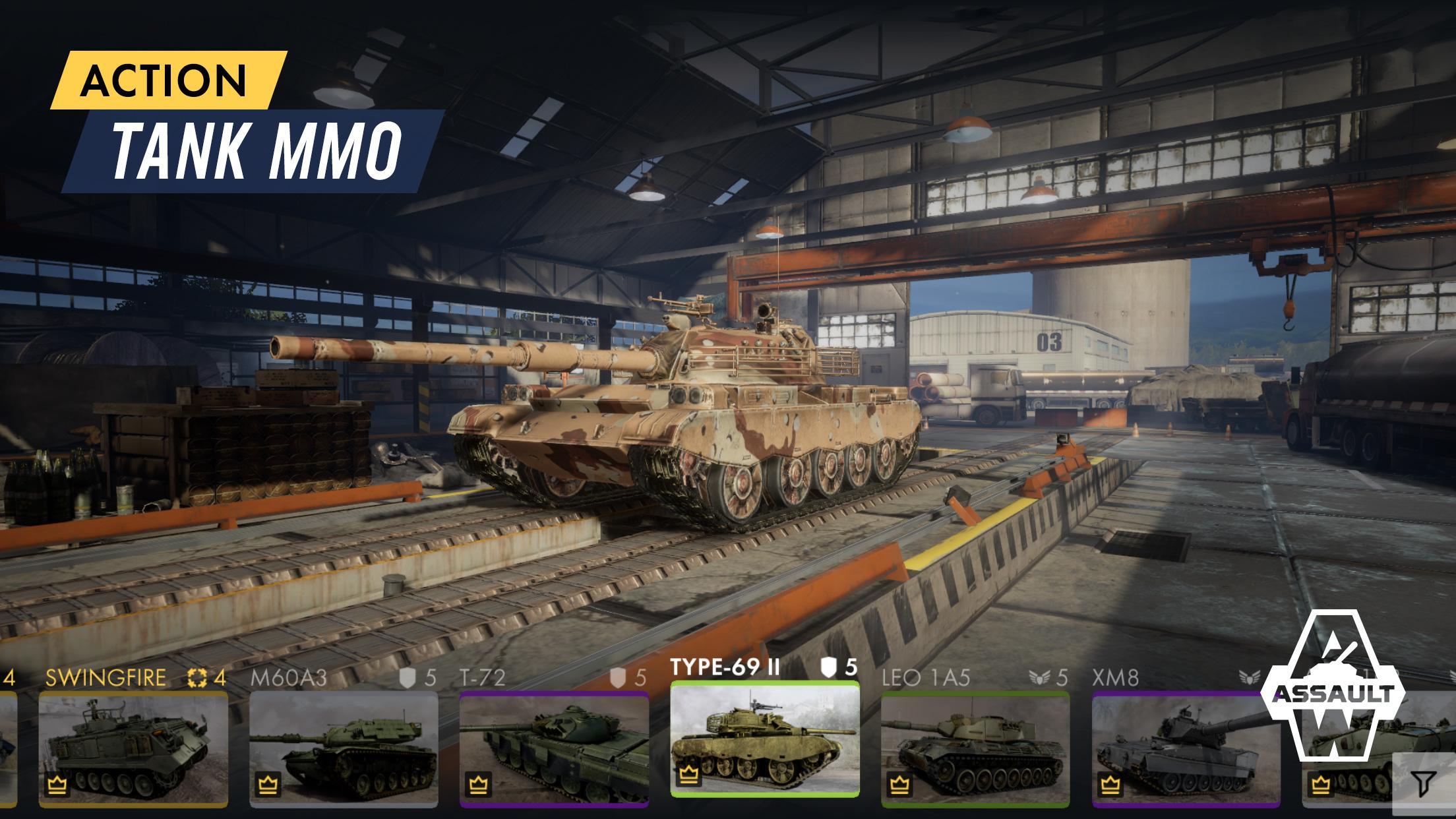 Android 用の Armored Warfare Assault Tanks Armada Mmo Strategy Apk をダウンロード