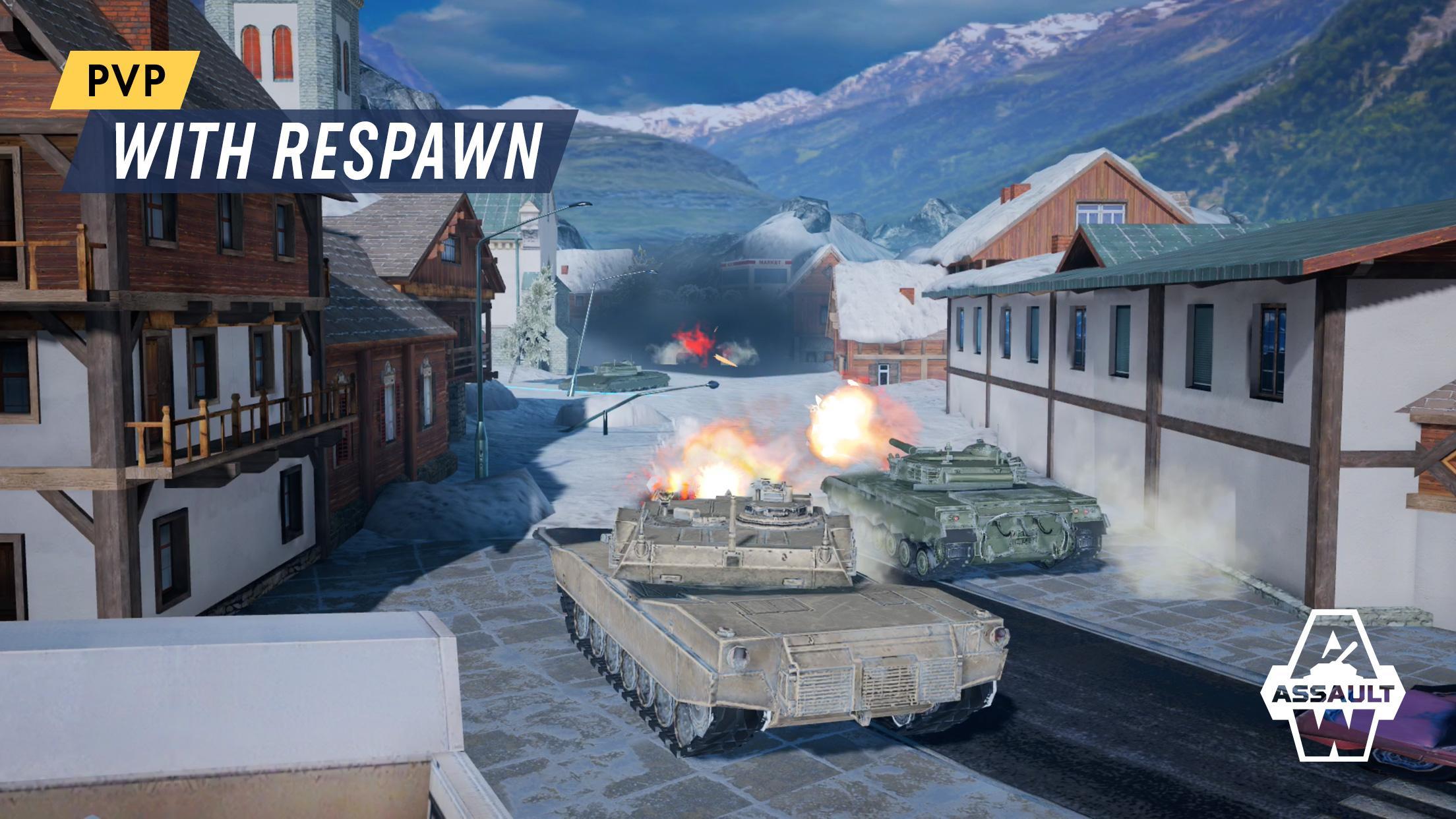 Android 用の Armored Warfare Assault Tanks Armada Mmo Strategy Apk をダウンロード