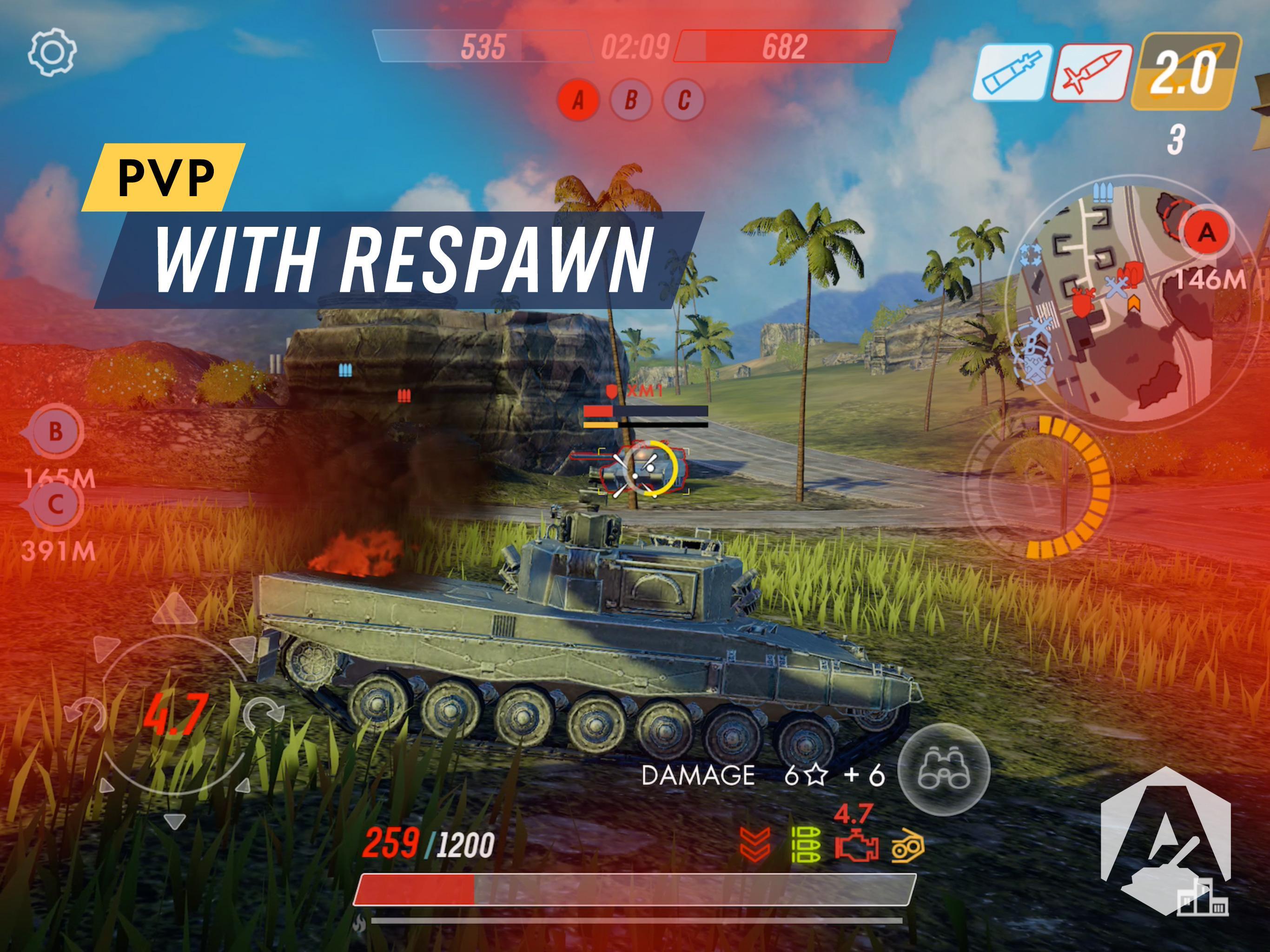 Android 用の Armored Warfare Assault Tanks Armada Mmo Strategy Apk をダウンロード