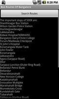 Bus Routes of Bangalore BMTC capture d'écran 1