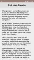Think Like a Champion 截圖 2