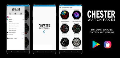 Chester watch faces Affiche