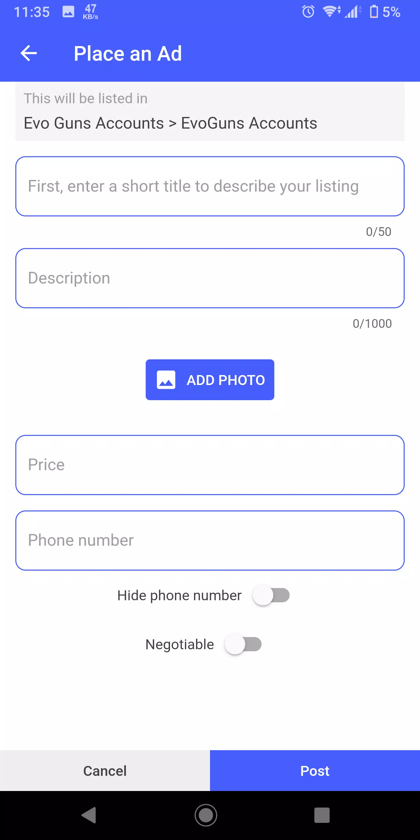 F Id Sell App F F Accounts For Android Apk Download