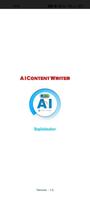 AI Content Writer / Checker Affiche