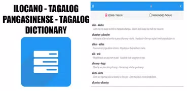 Ilocano to Tagalog & Pangasinense to Tagalog Dic.