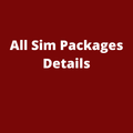 All Sim Packages Details