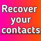 Recover my deleted contacts simgesi