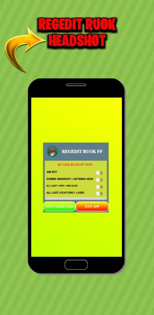 Ruok FF Auto Headshot APK para Android - Download