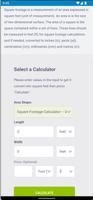 Square Footage Calculator poster