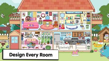 Tizi Home Room Decoration Game ポスター