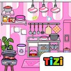 Tizi Decoração de casa rosa ícone