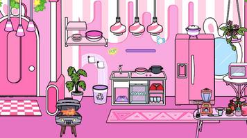Tizi Decoração de casa rosa imagem de tela 2