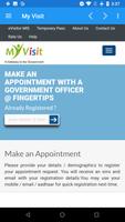 MyVisit - Fixing appointment with gov officer Affiche