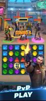 Puzzle Raiders: Zombie Match-3 โปสเตอร์