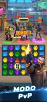 Puzzle Raiders: Zombie Match-3 Cartaz