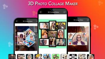 3D Photo Collage Maker Affiche