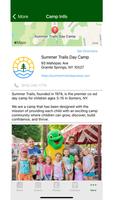 Summer Trails Day Camp poster