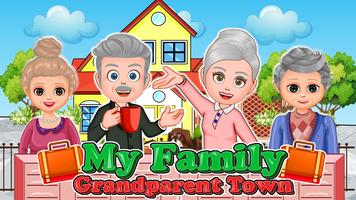 My Family Town : Grandparents الملصق