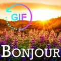 Bonjour Gif souhaits français
