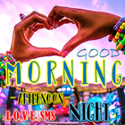 Morning to Night Love Messages icono