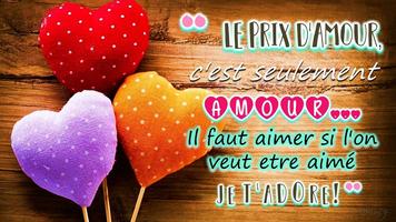 Messages et citations d'amour poster