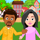 My Home Life Town Fun Games icon