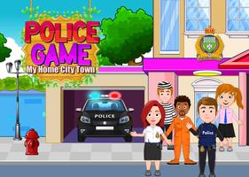 My Home City Town: Police Game Affiche