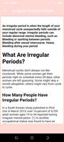 Irregular Period Complete Info скриншот 3